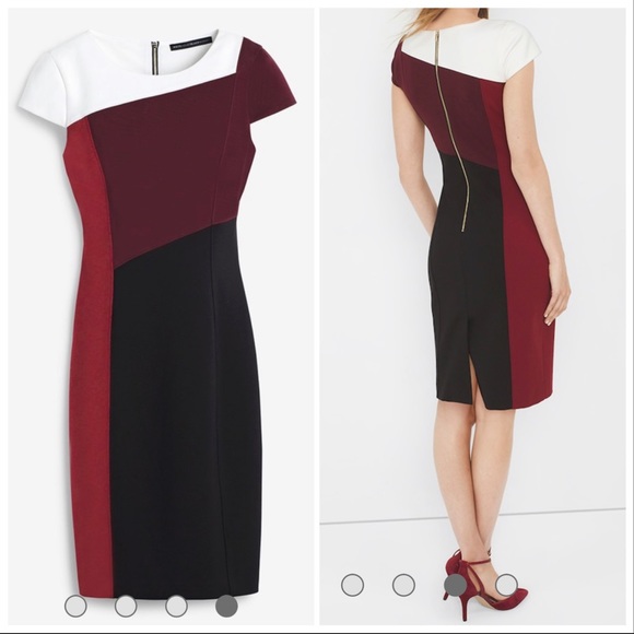 White House Black Market Dresses & Skirts - White House Black Market Color Block Dress
